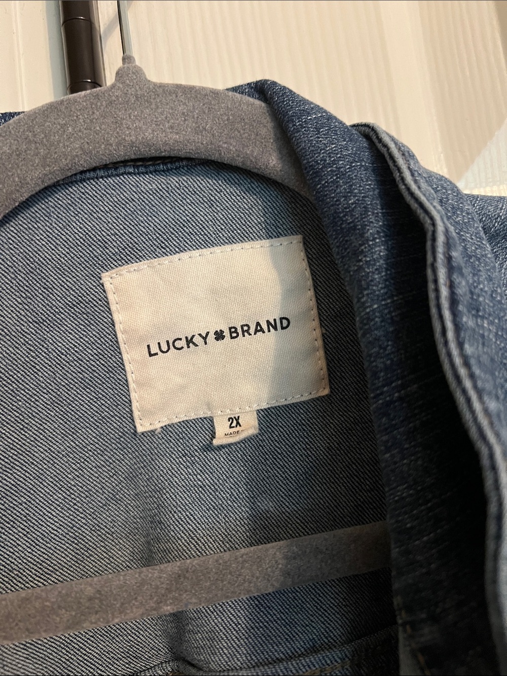 Lucky Brand Washed Blue Denim Jacket - Picture 2 of 3